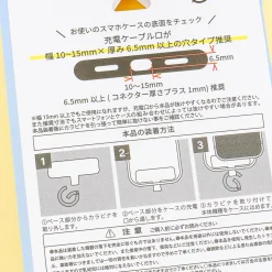 Hello Kitty Pixel TV Multi-Ring Clasp for Smartphone