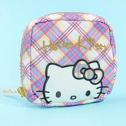 Hello Kitty Plaid Pouch