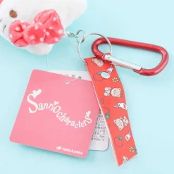 Hello Kitty Plushie Bag Charm With Wrist Strap
