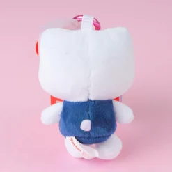 Hello Kitty Plushie Charm With Heart Carabiner