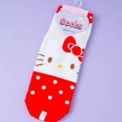 Hello Kitty Polka Dot Ankle Socks