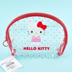 Hello Kitty Polka Dots Clear Pouch