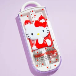 Hello Kitty Polka Dots Utensil Set