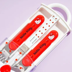 Hello Kitty Polka Dots Utensil Set