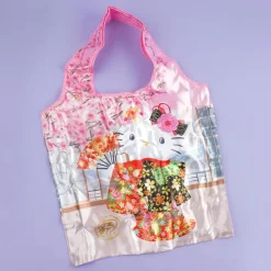 Hello Kitty Red Kimono Eco Bag with Pouch