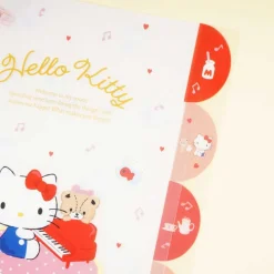 Hello Kitty Red Piano Multi-Slot A4 File Folder