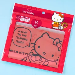 Hello Kitty Red Zip-Top Bag Set