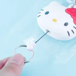 Hello Kitty Retractable Keyring Charm