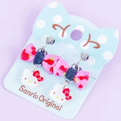 Hello Kitty Ribbon Clip-On Earrings