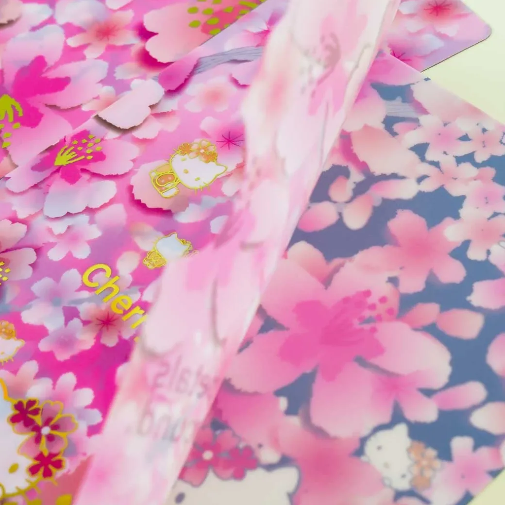 Hello Kitty Sakura Clear File Folder Set