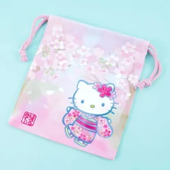 Hello Kitty Sakura Season Drawstring Bag
