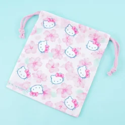 Hello Kitty Sakura Season Drawstring Bag