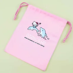 Hello Kitty Sea Friends Drawstring Pouch