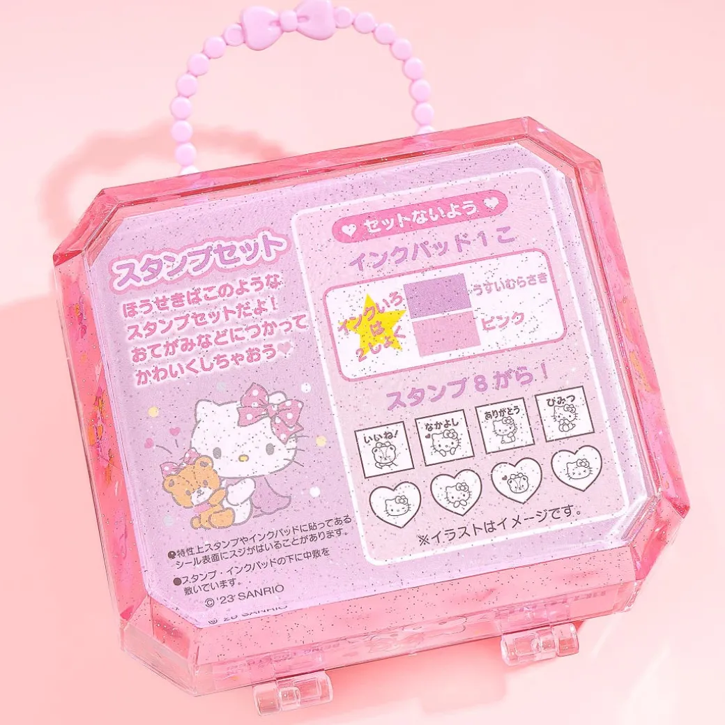 Hello Kitty Sparkling Jewel Stamp Set