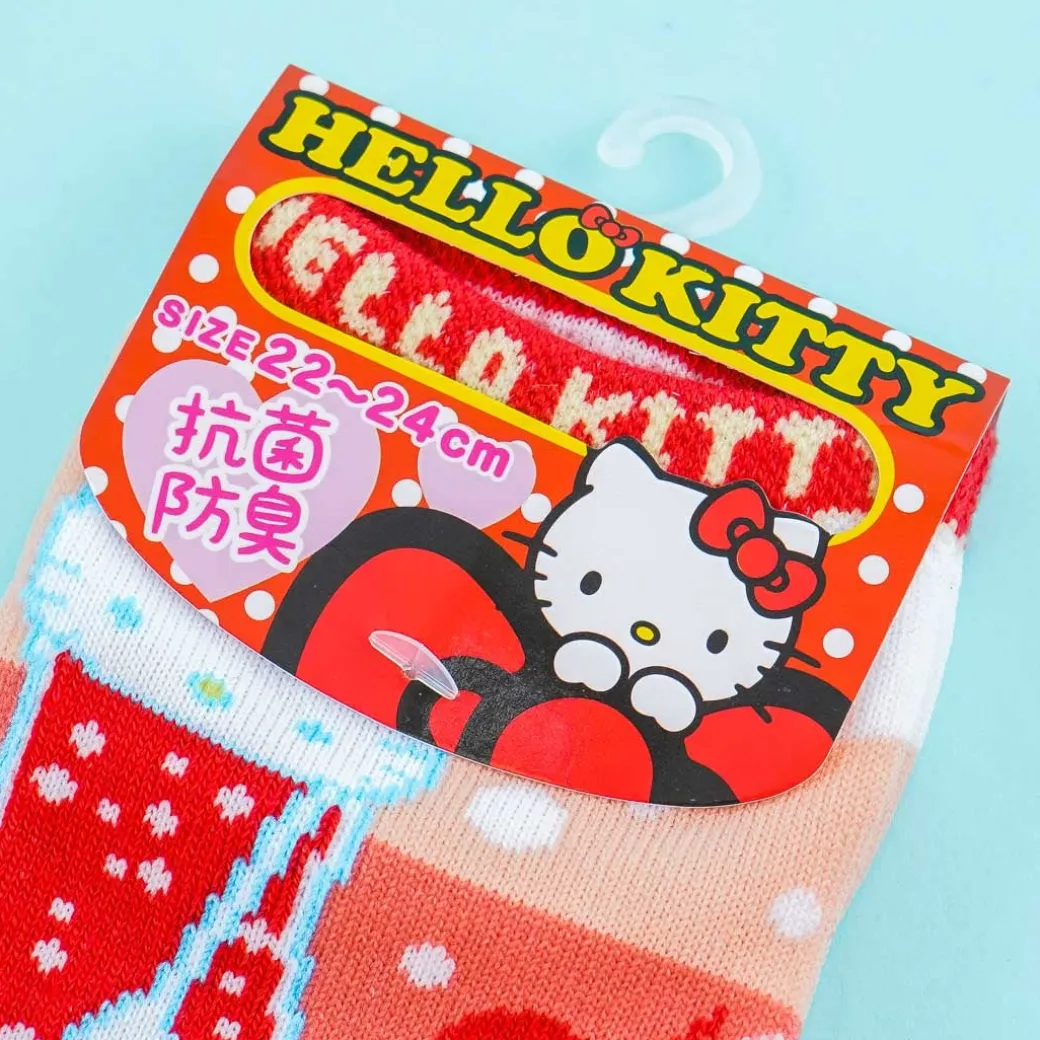Hello Kitty Sparkling Soda Jacquard Socks