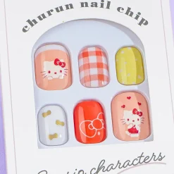 Hello Kitty Stick-On Nail Tips - Short