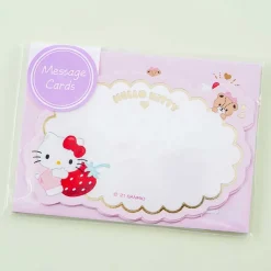 Hello Kitty Strawberry Love Message Card Set
