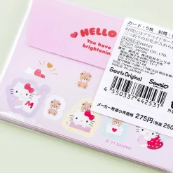 Hello Kitty Strawberry Love Message Card Set