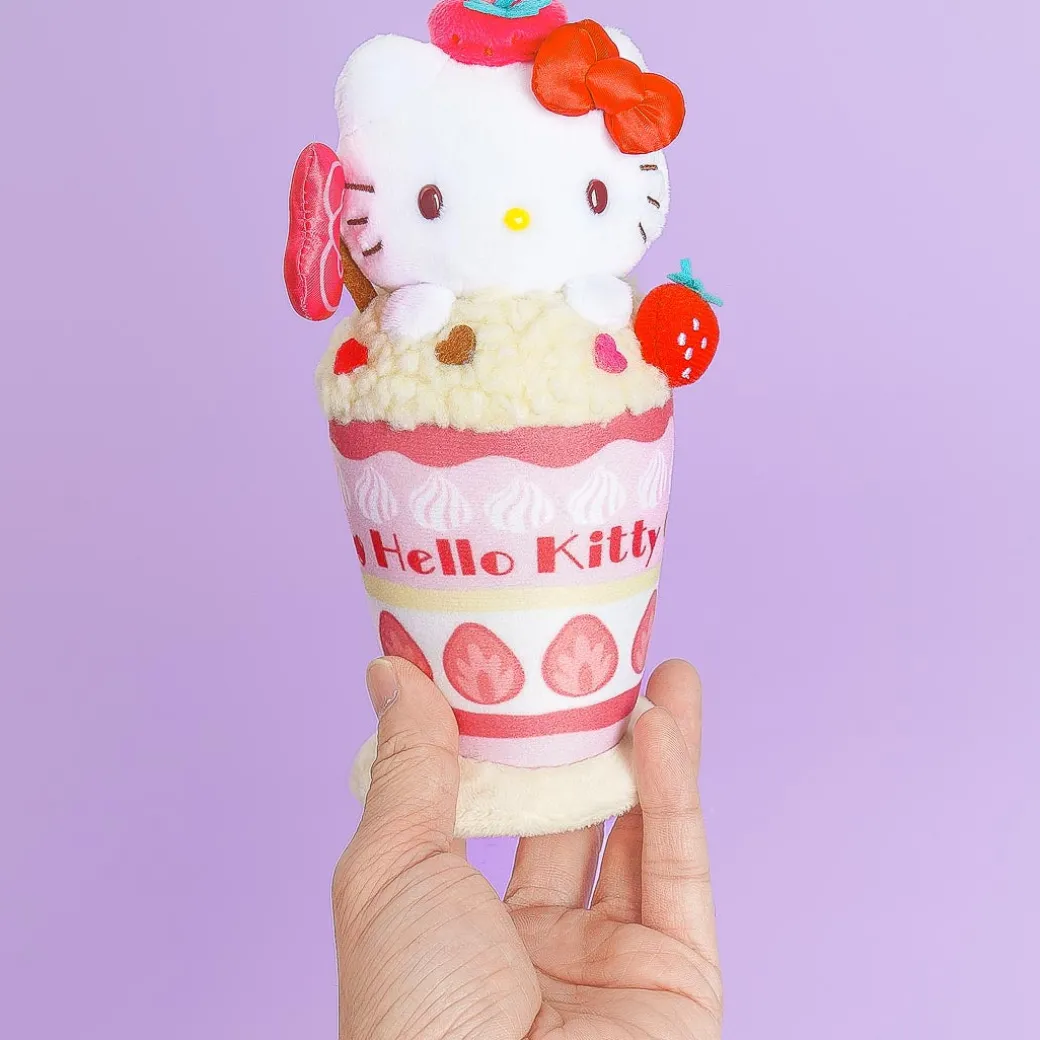 Hello Kitty Strawberry Parfait Plushie - Medium