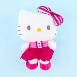 Hello Kitty Striped Ribbon Plushie - Medium