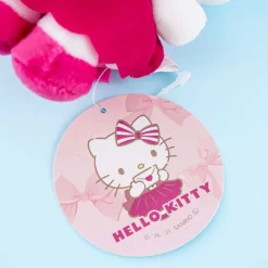 Hello Kitty Striped Ribbon Plushie - Medium