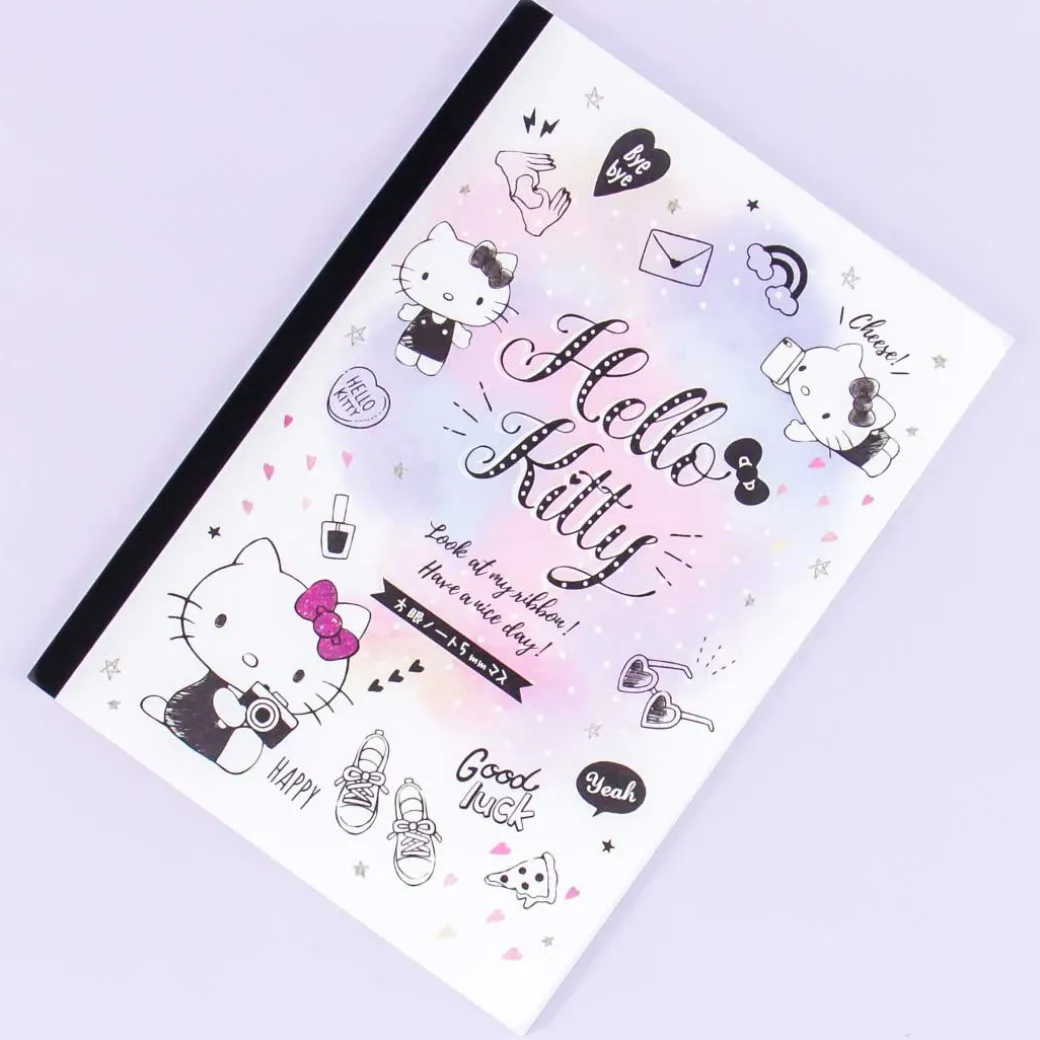 Hello Kitty Style Grid Notebook