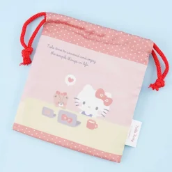 Hello Kitty Sweet Meeting Drawstring Pouch