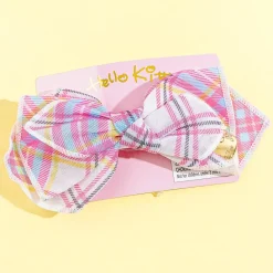 Hello Kitty 50th Anniversary Tartan Hair Barrette