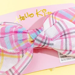 Hello Kitty 50th Anniversary Tartan Hair Barrette