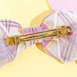 Hello Kitty 50th Anniversary Tartan Hair Barrette