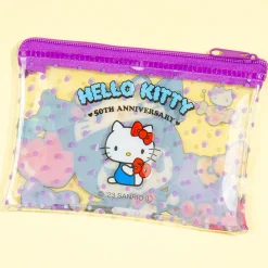 Hello Kitty 50th Anniversary Flat Pouch - Kuromi