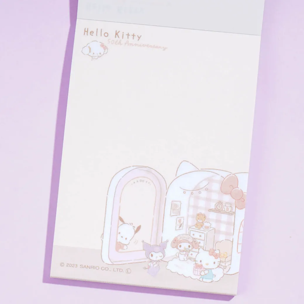 Hello Kitty 50th Anniversary Friendship Memo Pad