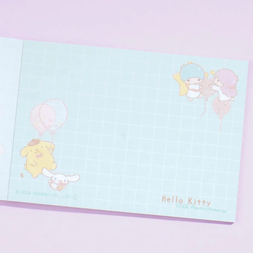 Hello Kitty 50th Anniversary Friendship Memo Pad