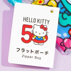 Hello Kitty 50th Anniversary Flat Pouch - Hangyodon