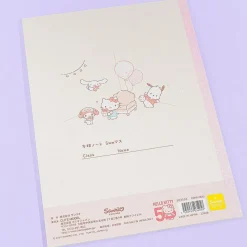 Hello Kitty 50th Anniversary Mini Room B5 Graph Notebook