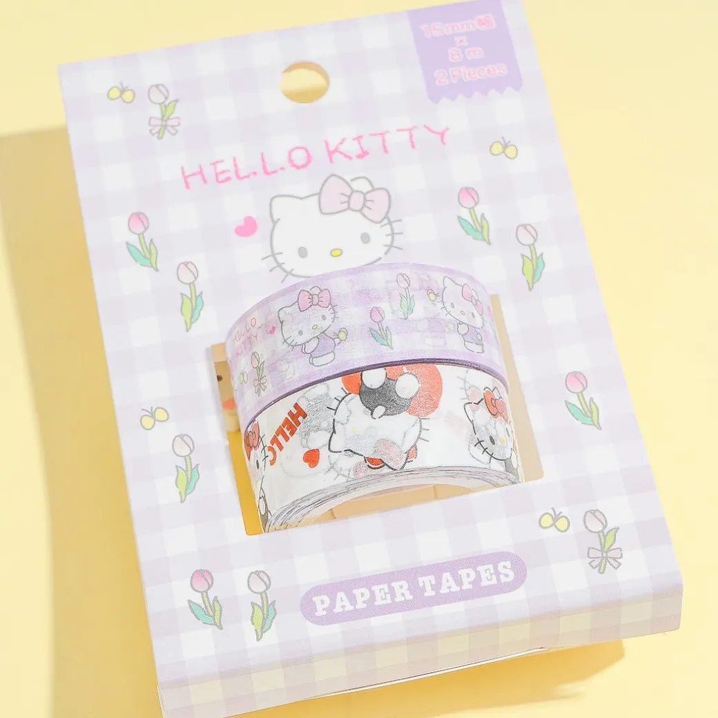 Hello Kitty Tulips Paper Tape Set