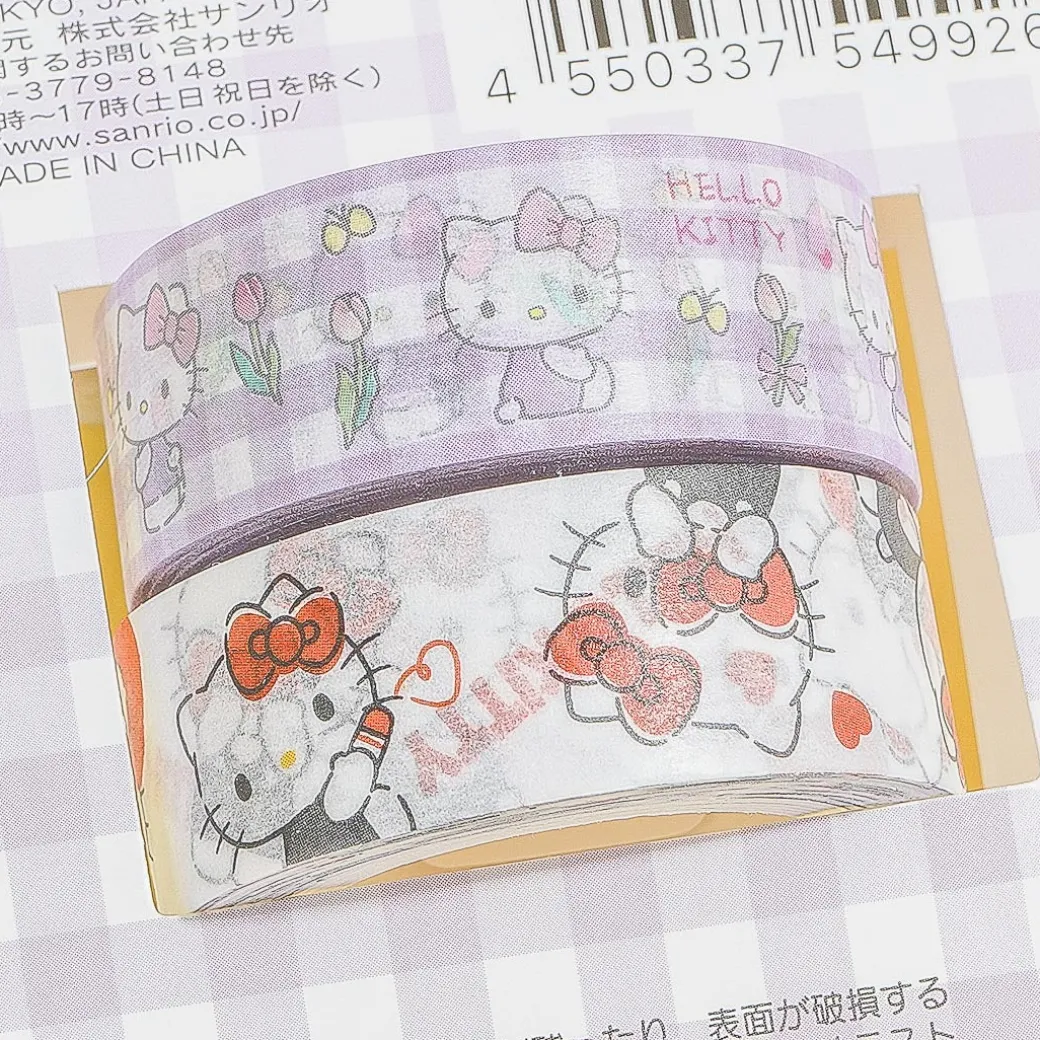 Hello Kitty Tulips Paper Tape Set