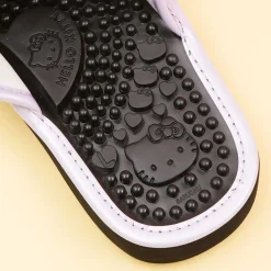 Hello Kitty Velcro Massage Sandals - Purple / Large