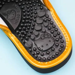 Hello Kitty Velcro Massage Sandals - Golden / Large