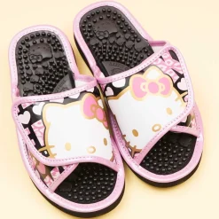 Hello Kitty Velcro Massage Sandals - Pink / Large