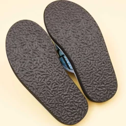 Hello Kitty Velcro Massage Sandals - Blue / Medium