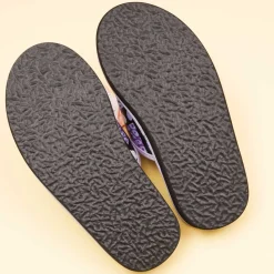 Hello Kitty Velcro Massage Sandals - Purple / Medium