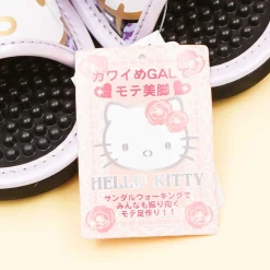 Hello Kitty Velcro Massage Sandals - Purple / Medium