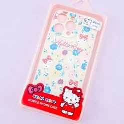 Hello Kitty Vintage Floral Phone Case for iPhone 13 Pro