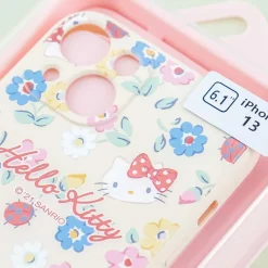 Hello Kitty Vintage Floral Phone Case for iPhone 13