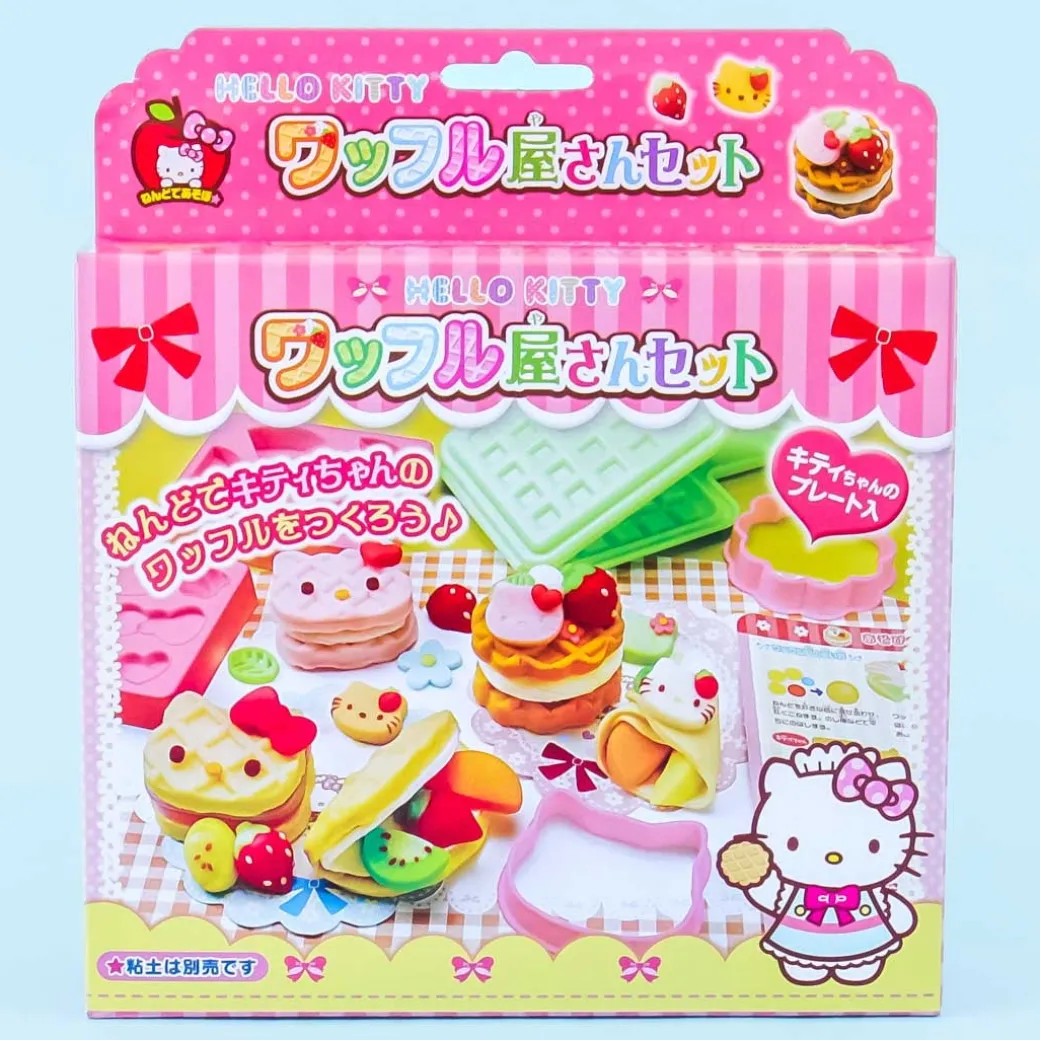 Hello Kitty Waffle Store DIY Clay Decorating Kit