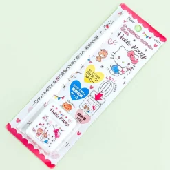 Hello Kitty White Silicone Straw With Case