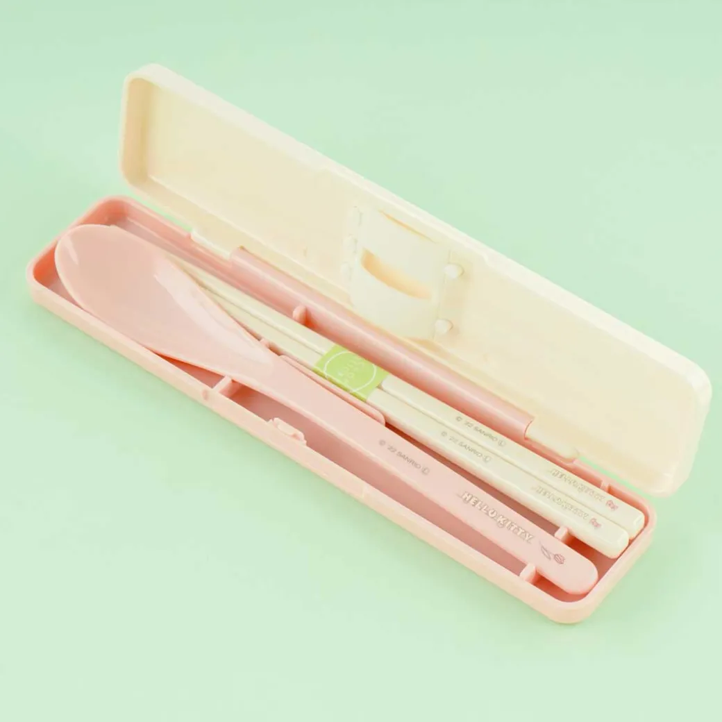 Hello Kitty With Friends Chopsticks & Spoon Set