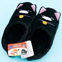 Hige Manjyu Neko Slippers - Kuromame