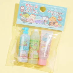 Hotel Sumikko Gurashi Toiletry Pack Pencil Cap Set - 3 pcs